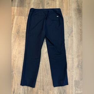 White House Black Market Navy Stretch Perfect Form slim Ankle pant